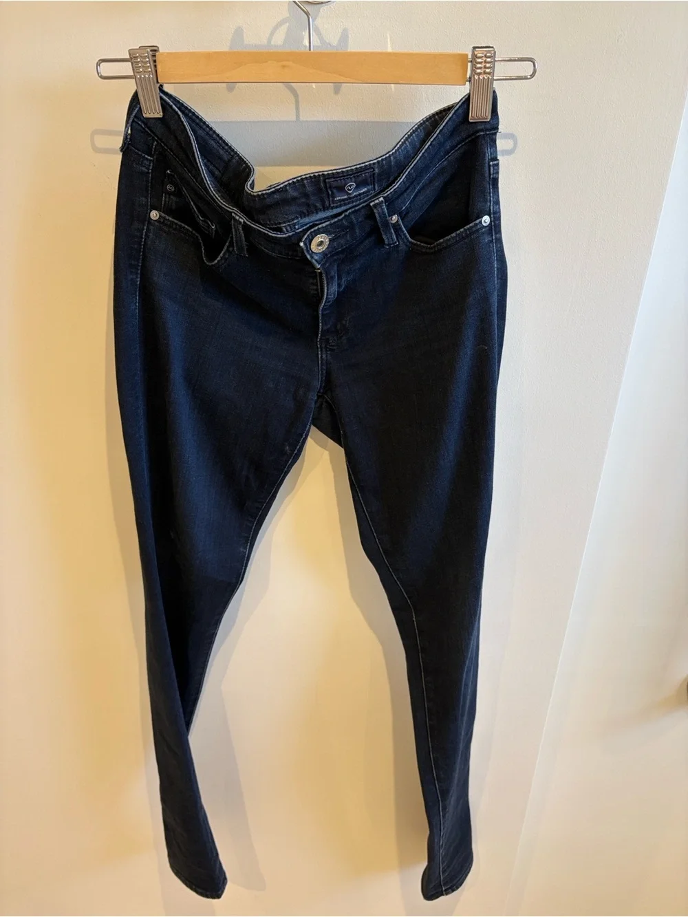 Ag Adriano Goldschmied Women's Dark Indigo Skinny Jeans size 26 - Picture 5 of 9